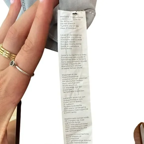 Fabletics 31x30 The Only Pant Gray Lightweight Pull On Mid Rise Pants 5 Pocket - Picture 11 of 11